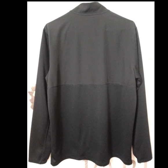 Nike Dri-Fit Golf Pullover Men’s Size Med 1/4 Zip Long Sleeve ~Dark Gray/Black - Picture 6 of 7